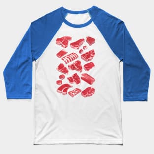 MEAT MARKET, by Frank-Joseph Paints Baseball T-Shirt